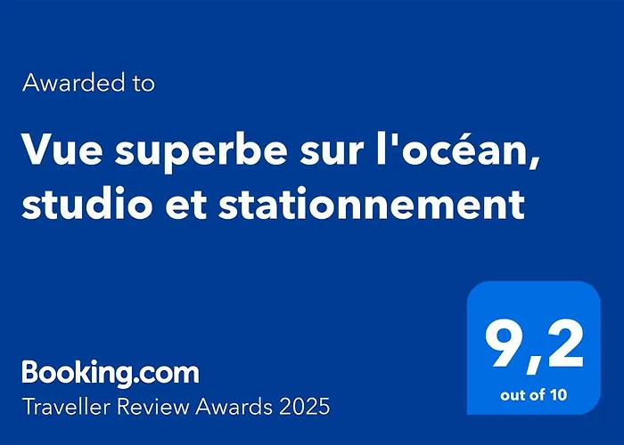 Vue Superbe Sur L\'Ocean, Studio Et Stationnement
